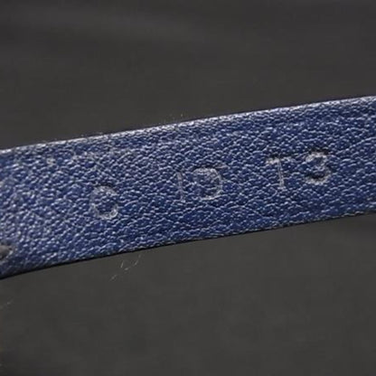Hermes Etrier Double Tour Choker - Blue Swift Leather