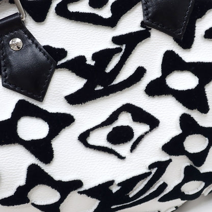 Louis Vuitton X Urs Fischer Monogram Tuftage Speedy Bandouliere 25