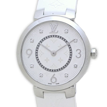 Louis Vuitton Tambour Mm 8P Diamond Q13Mjz