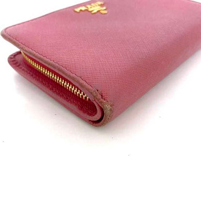 Prada Bi-Fold Wallet Ec-22190 Pink 1Ml225 Saffiano Leather 230 A Prada Compact