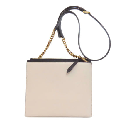 Salvatore Ferragamo Gancini Hardware Shoulder Bag Leather