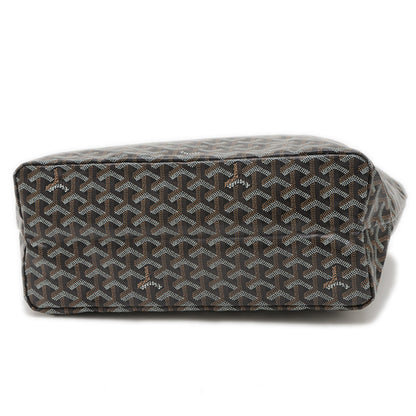 Goyard Saint Louis Pm Tote Bag Goyardine Canvas Black Amalouispm