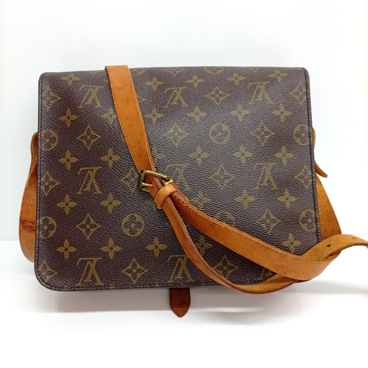 Louis Vuitton Louis Vuitton Monogram Cartouchiere Gm M51252 Shoulder Bag Ja-25254