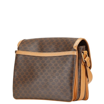 Celine Macadam Crossbody Shoulder Bag In Brown