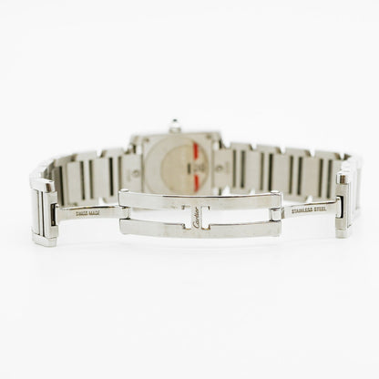 Cartier Tank Franaise Sm W51035Q3 Pink Dial