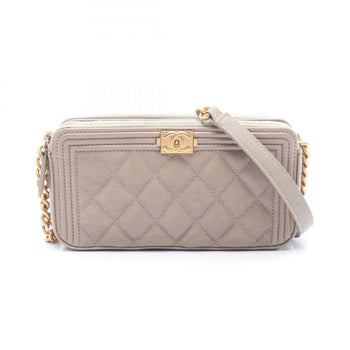 Chanel Boy Chanel Shoulder Bag In Grained Calfskin Leather