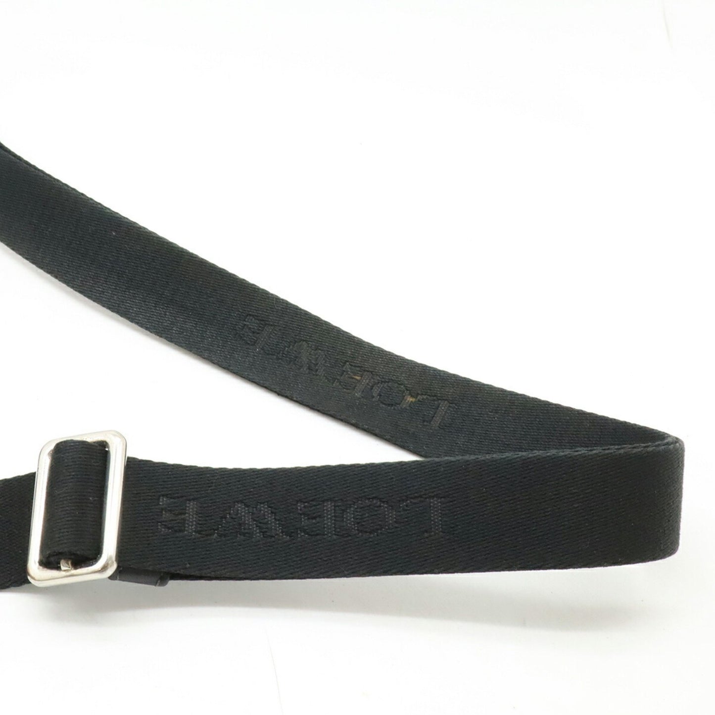 Loewe Anagram Shoulder Bag Leather Black 323.26.B30