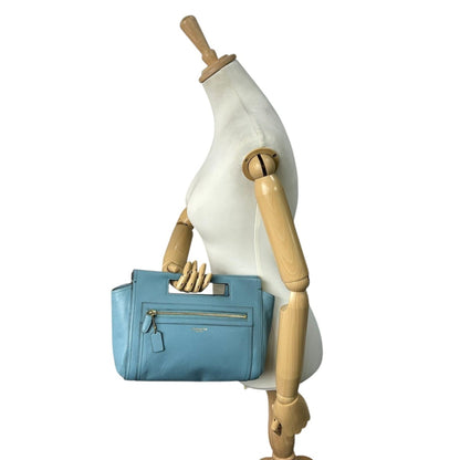 Coach Handbag/Clutch Bag With Cutout Handles