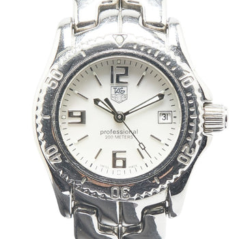 Tag Heuer Link Watch Wt141A Quartz Silver Dial Stainless Steel