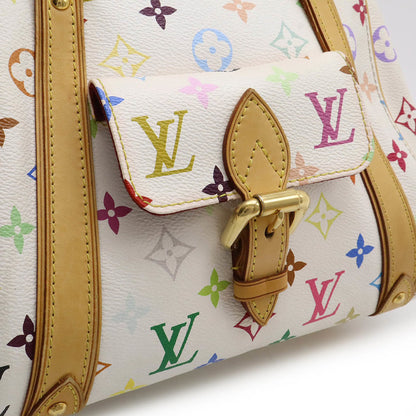 Louis Vuitton Louis Vuitton Monogram Multicolor Priscilla Handbag Blanc White M40096