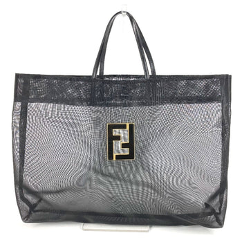 Fendi Mesh Ff Logo Tote Bag