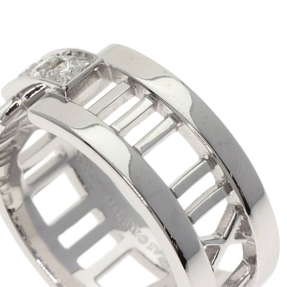 Tiffany Atlas Open Diamond Ring In 18K White Gold
