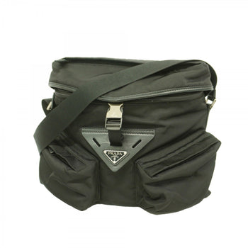 Prada Shoulder Bag Nylon Black