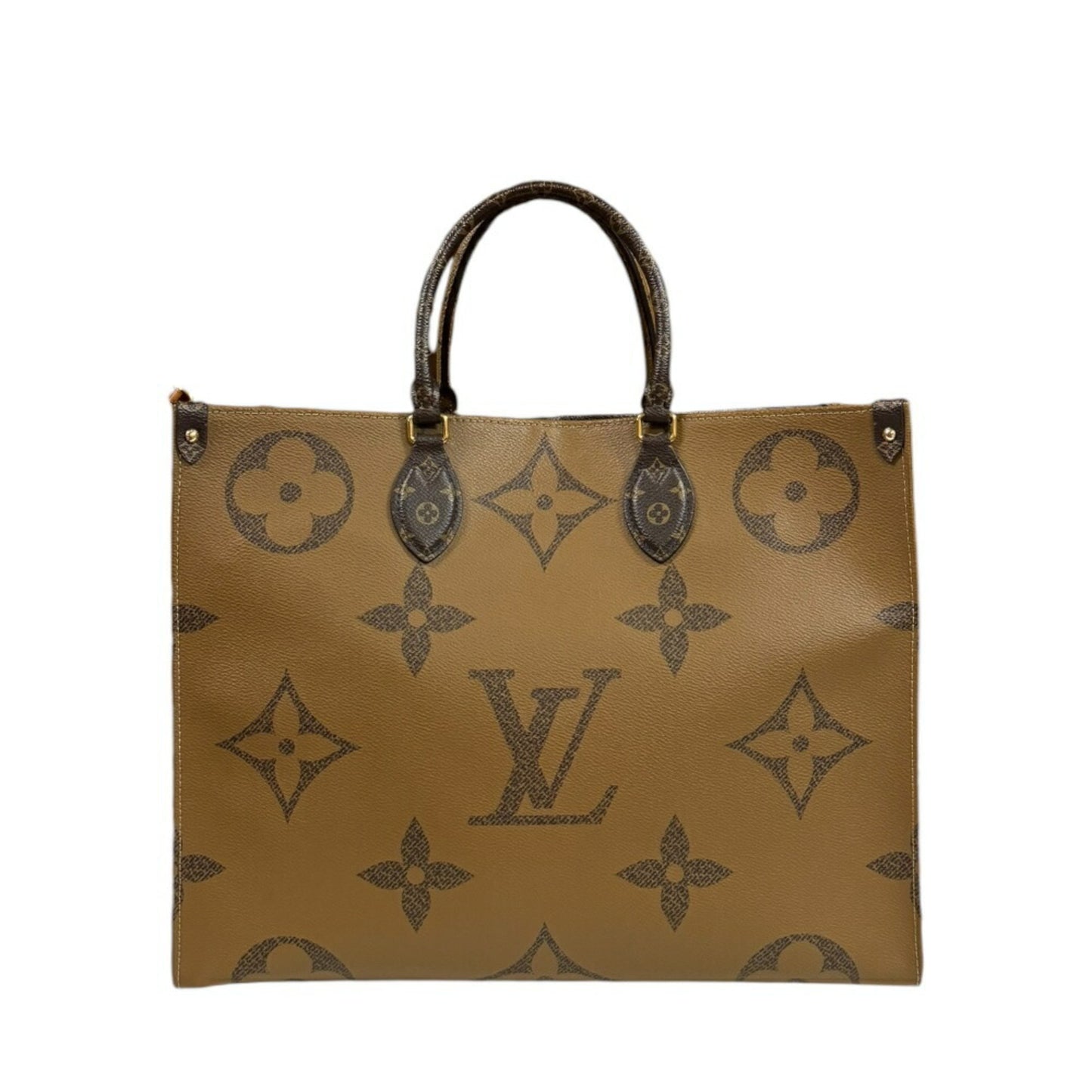 Louis Vuitton On The Go Gm Monogram Giant Shoulder Bag Reverse M45320 Brown