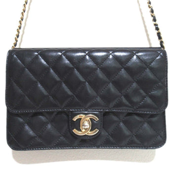 Chanel Matelasse Coco Mark Turnlock Chain Shoulder Bag