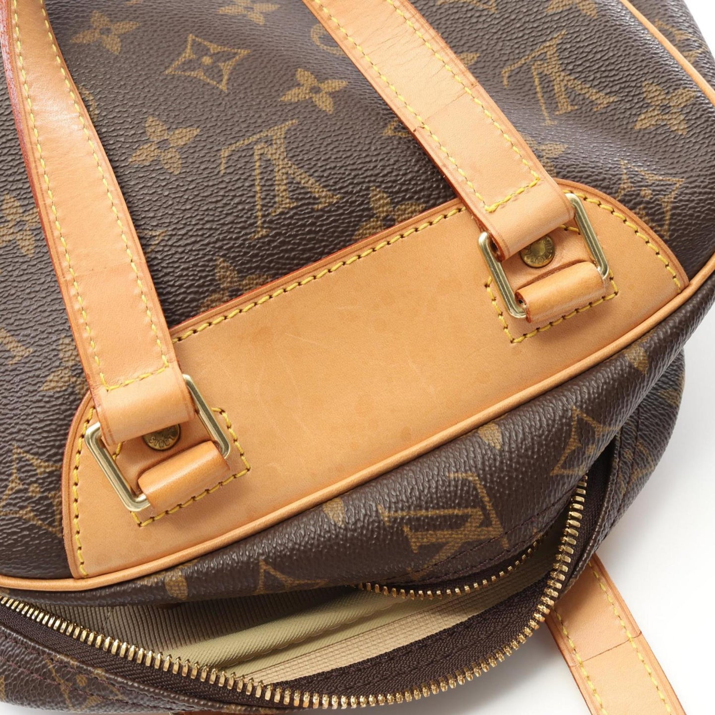 Louis Vuitton Louis Vuitton Excursion Monogram Handbag Coated Canvas Leather