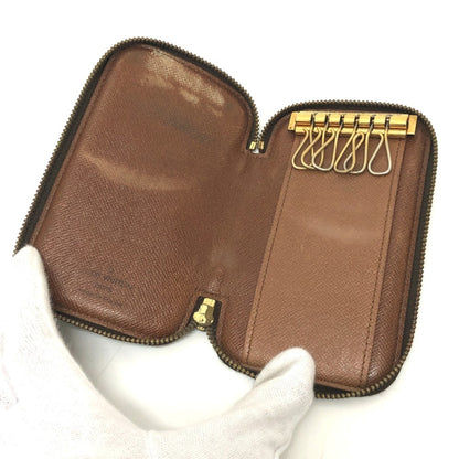 Louis Vuitton M62610 Monogram Canvas Pochette 6 Cls Round 6-Key Case In Brown