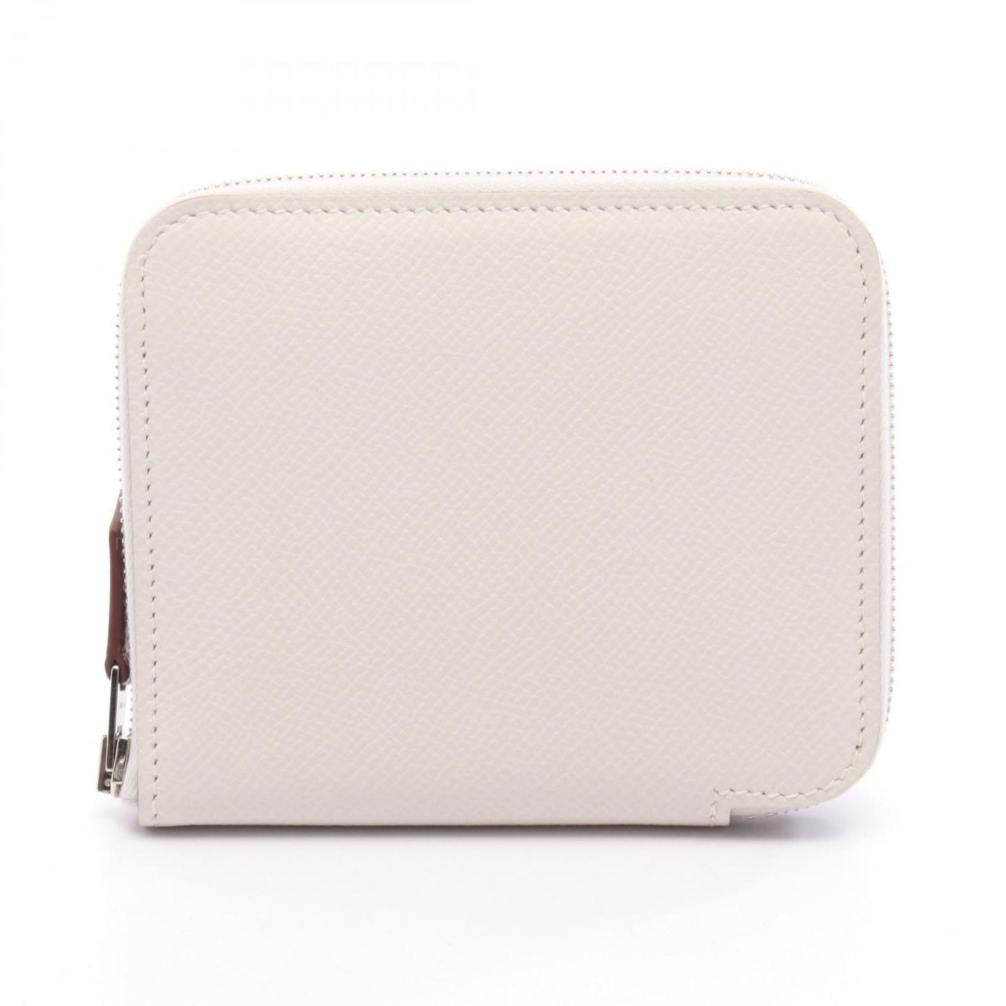 Hermes Herms Azap Compact Silkin Round Wallet