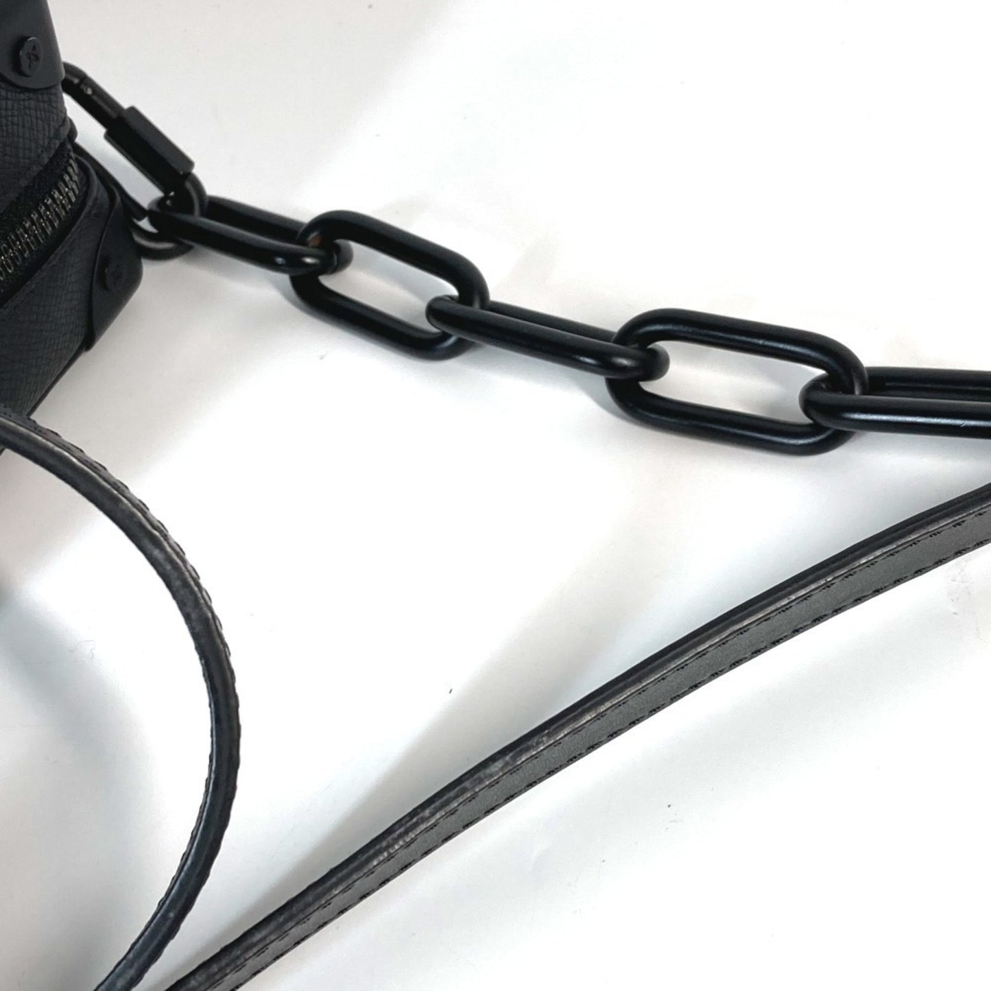 Louis Vuitton M30351 Taiga Rainbow Mini Soft Trunk Pochette Shoulder Bag In Leather