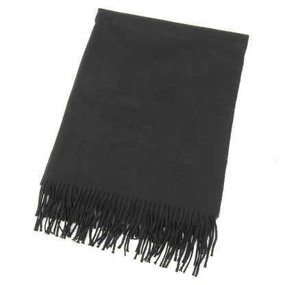 Hermes 100% Cashmere Shawl/Stole/Scarf With Embroidered Logo And Fringe
