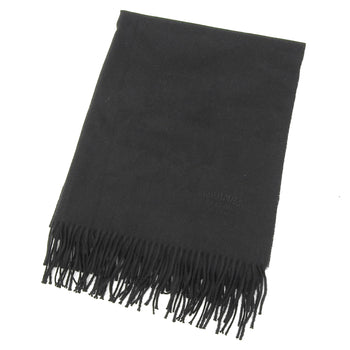 Hermes 100% Cashmere Shawl/Stole/Scarf With Embroidered Logo And Fringe