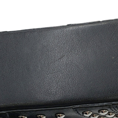 Prada Studded Leather Pouch Bag 1N1843 Prada Black