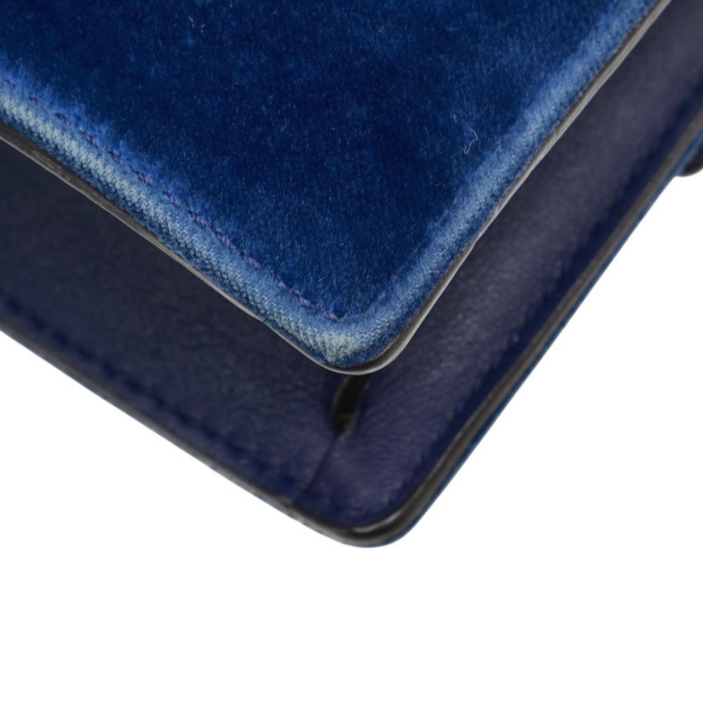 Gucci Dionysus Chain Crossbody Shoulder Bag 476432 Blue Velvet