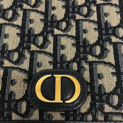 Christian Dior Phone Case Wallet Crossbody Shoulder Bag Shoulder Bag Navy Goldhardware