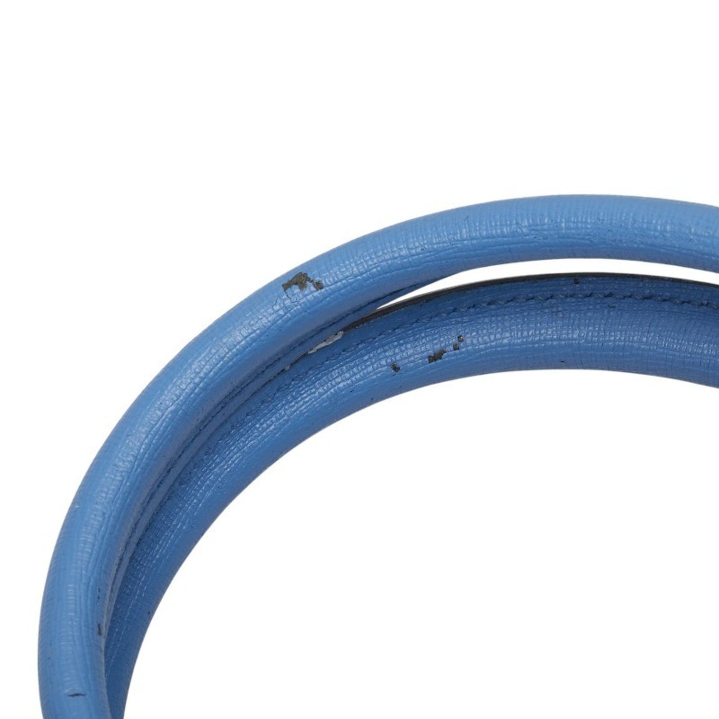 Fendi Petit Toujours Handbag/Shoulder Bag 2Way 8Bh253 Light Blue Leather