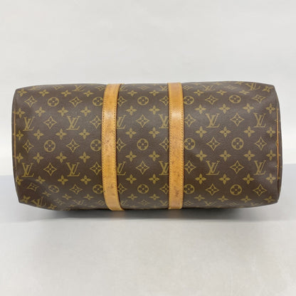 Louis Vuitton Monogram Keepall 45 Boston Bag M41428 Brown