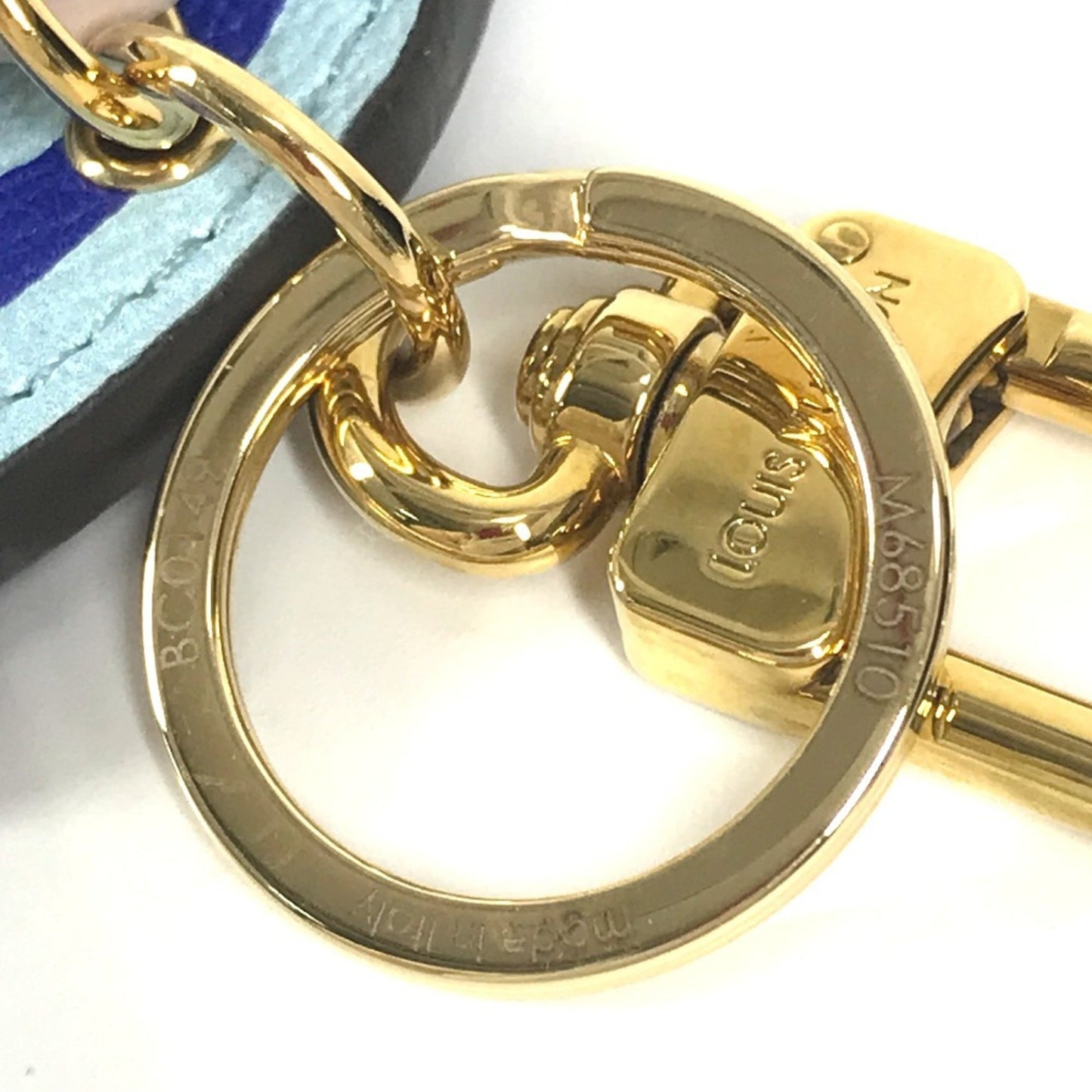 Louis Vuitton M68510 Monogram Portecle Illustre Japan Okinawa Limited Bag Charm Keychain Canvas