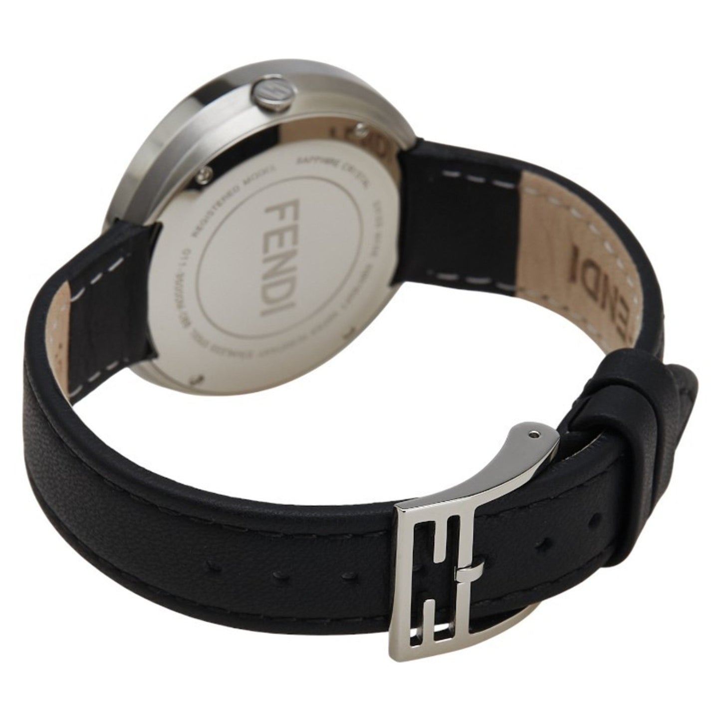 Fendi My Way 3-Piece Diamond Quartz Watch With Silver Dial