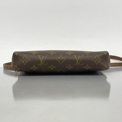 Louis Vuitton Monogram Pallas Clutch Shoulder Bag M41639 Brown