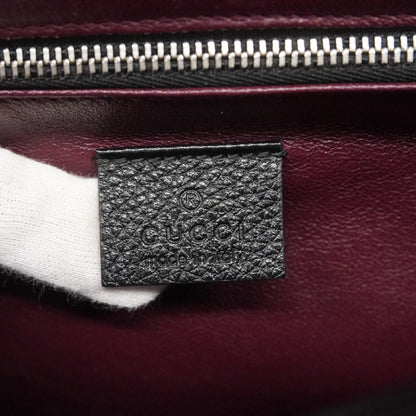 Gucci Horsebit Zumi Handbag 564714 Leather Black