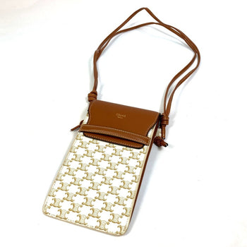 Celine Triomphe Phone Case/Bail Pouch Shoulder Bag/Pochette Smartphone Case