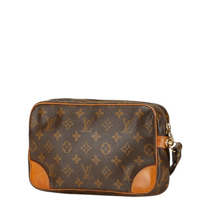 Louis Vuitton Monogram Marly Dragonne Gm Second Bag M51825 Brown Leather