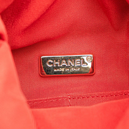 Chanel Coco Mark Matelasse Backpack A94417 Red Lambskin