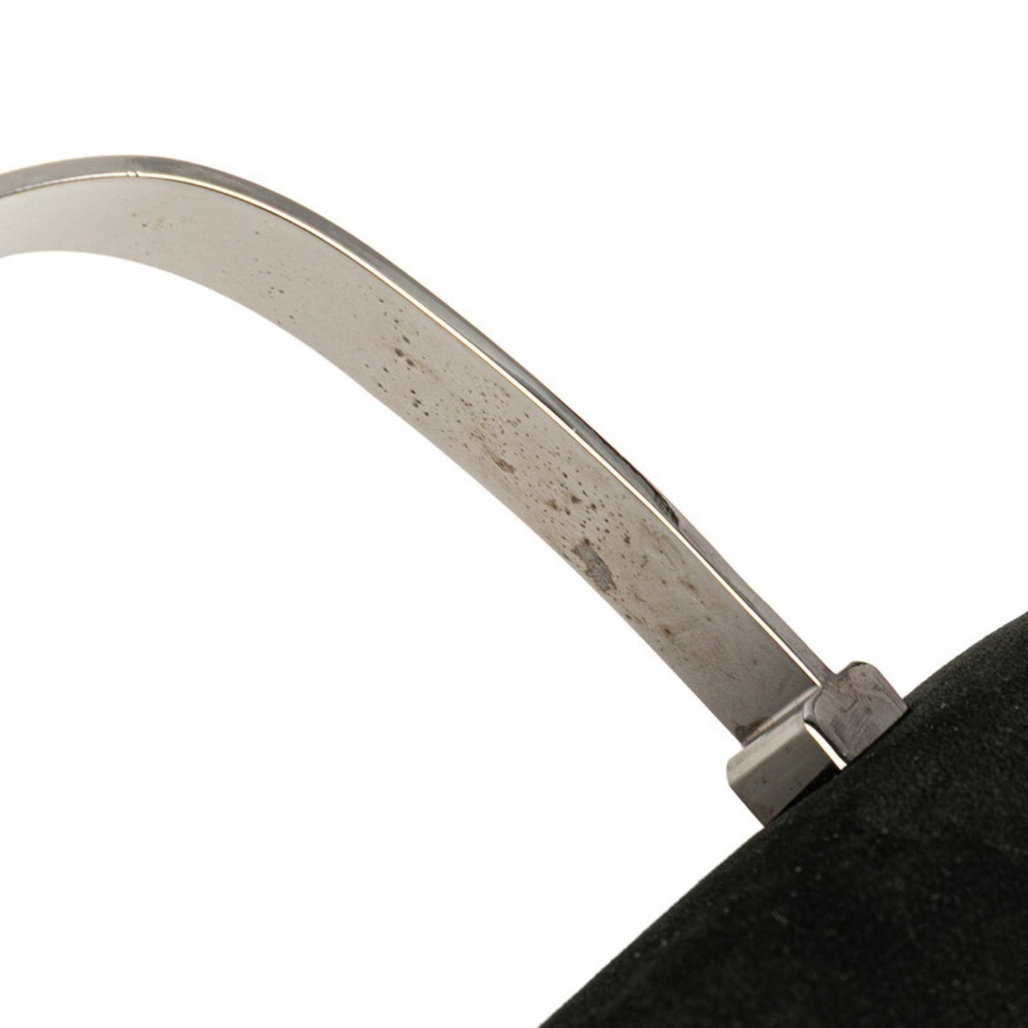 Salvatore Ferragamo 2-Way Handbag/Shoulder Bag In Black Nubuck Leather