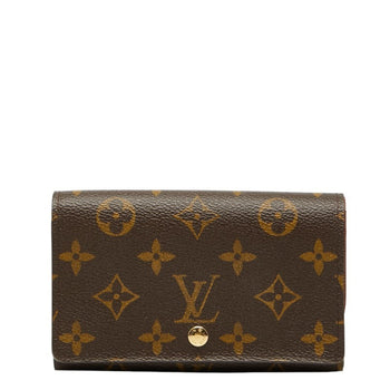 Louis Vuitton Monogram Portefeuille Tresor Bifold Wallet M61736 Brown Leather