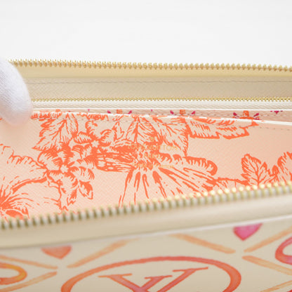 Louis Vuitton Monogram By The Pool Zippy Wallet Long Coral M11455 Bp
