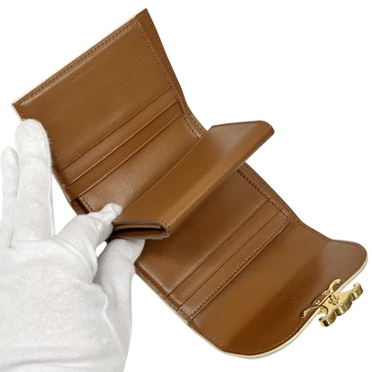 Celine Triomphe Tri-Fold Wallet For Women