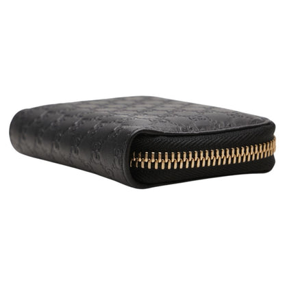 Gucci Micro Guccissima 6-Ring Key Case 322214 0959 Black Leather