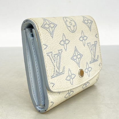 Louis Vuitton Mahina Portefeuille Iris Compact Wallet M11802 White/Blue