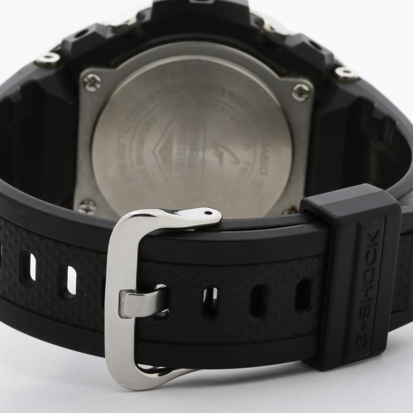 Casio Gshock Gsteel Gstw100 Series Watch (Gstw1101Ajf) Black Dial Resin/Stainless Steel