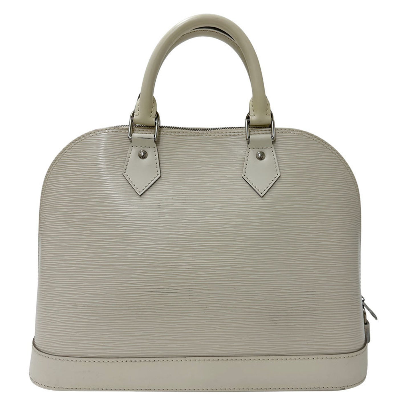 Louis Vuitton Epi Leather Alma Ivoire Handbag M4030J White
