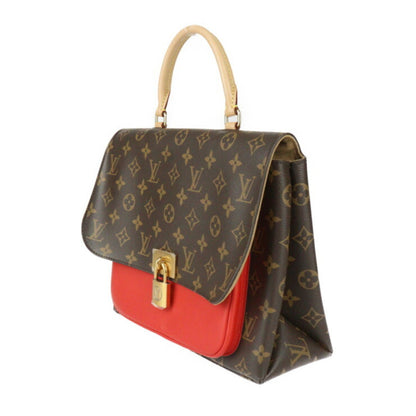 Louis Vuitton Louis Vuitton Marignan Monogram Handbag M44286 Leather Brown Coquelicot Shoulder Bag