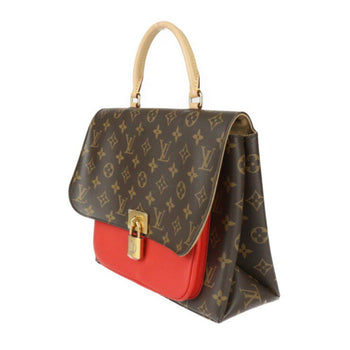 Louis Vuitton Louis Vuitton Marignan Monogram Handbag M44286 Leather Brown Coquelicot Shoulder Bag
