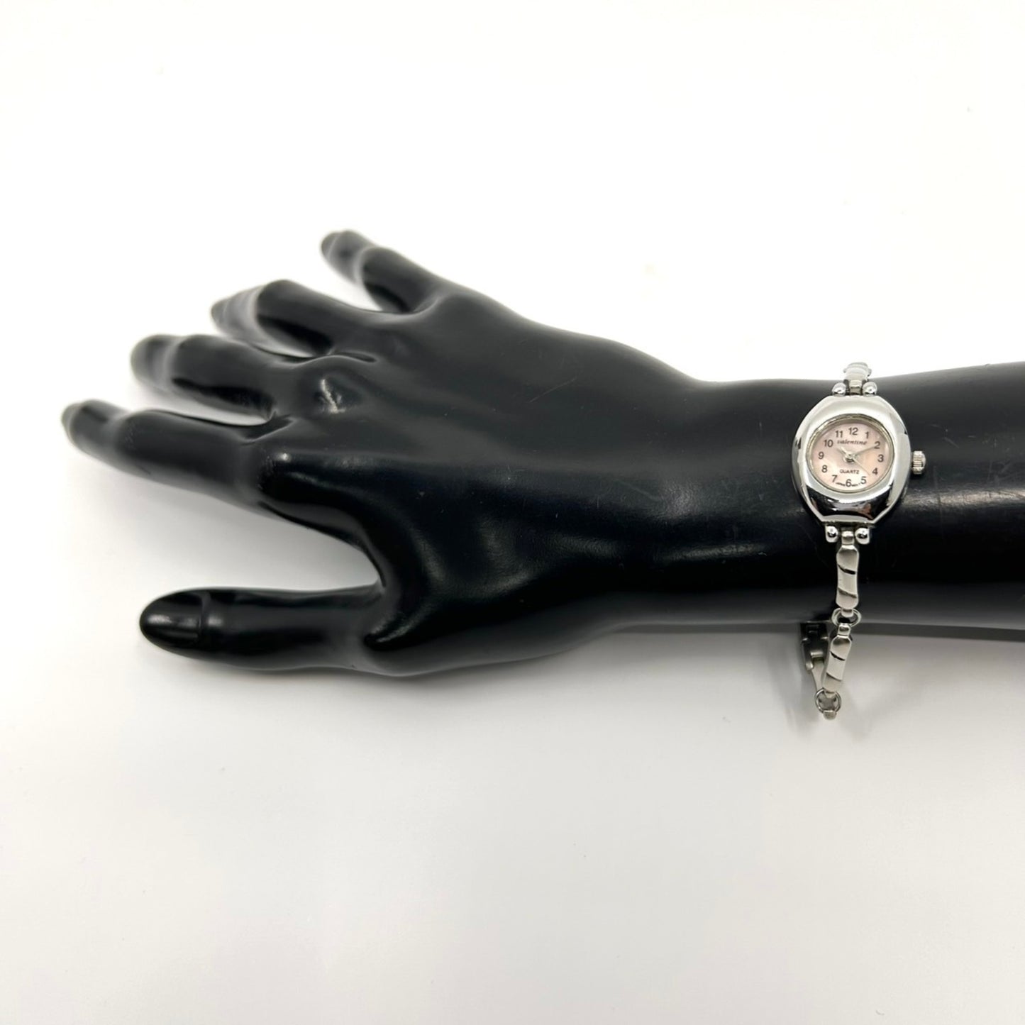 Valentino Valentine Women'S Quartz Watch With Pink Dial And Silver Bracelet