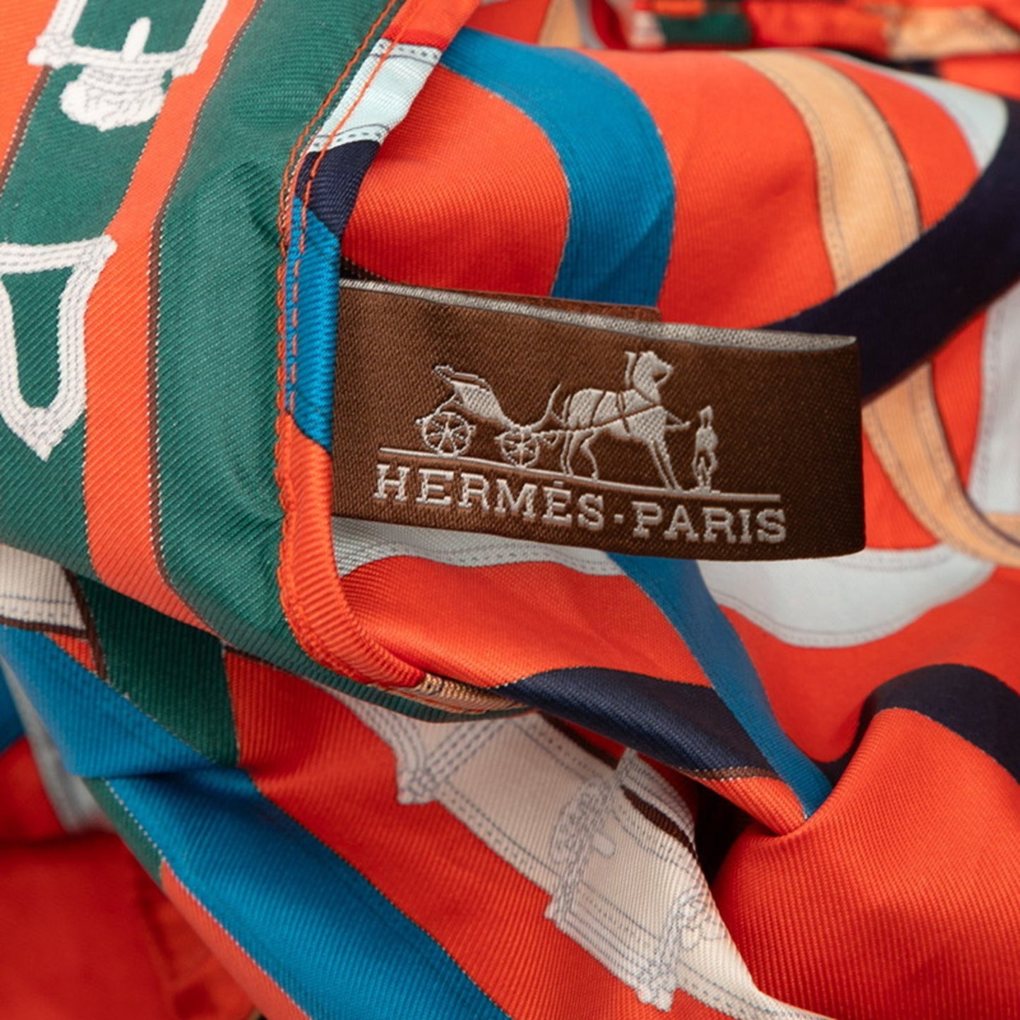 Hermes Herms Air Silk Duffle 44 Cavalcadour Boston Bag/Handbag In Orange