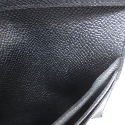 Hermes Herms Bearn Compact Bifold Wallet With Gold Hardware